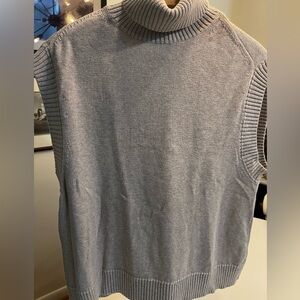 Everlane Cotton Sleeveless Turtleneck